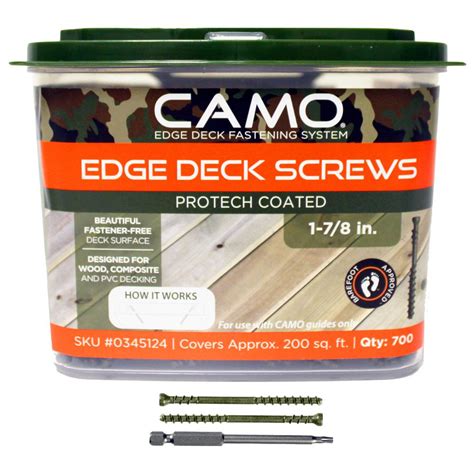 outdoor screws home depot|camo hidden deck fasteners.